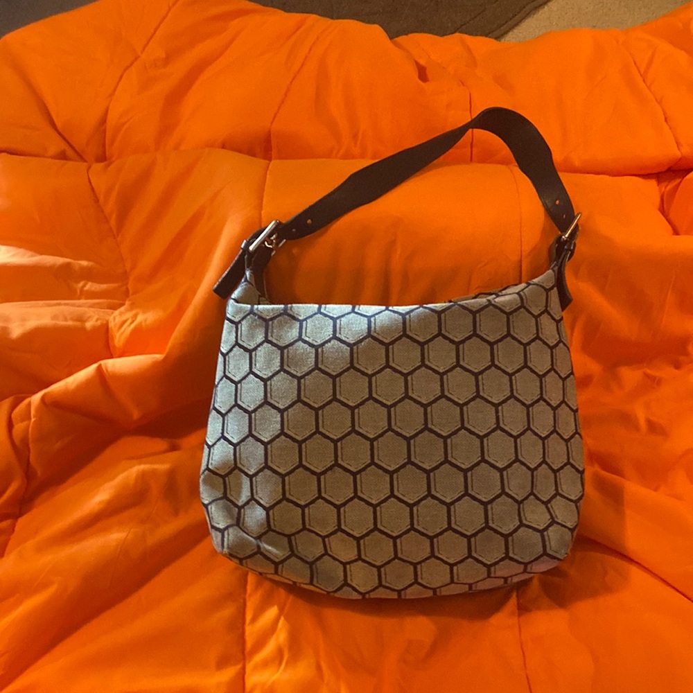 Blk/Gray sachtel hand bag